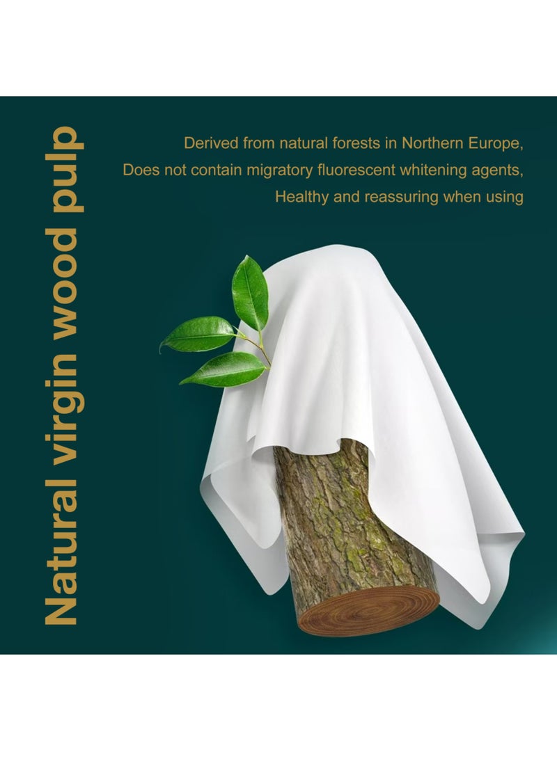 Facial Tissue - Premium Quality 5-Ply - 550 Sheets | 5 Value Packs | Soft, Durable & Moisture Proof | 100% Raw Wood Pulp - Ideal for Wet & Dry | Available in 5 to 40 Packs