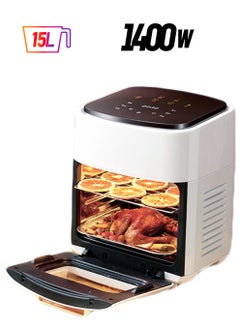 Generic 15L Large Capacity Electric Oven,2400w Air Fryer Toaster Oven With Steam, Toast, Air Fry, Bake, Visual Cooking Window, 7 In 1 Function, Digital Touchscreen  - Image 1
