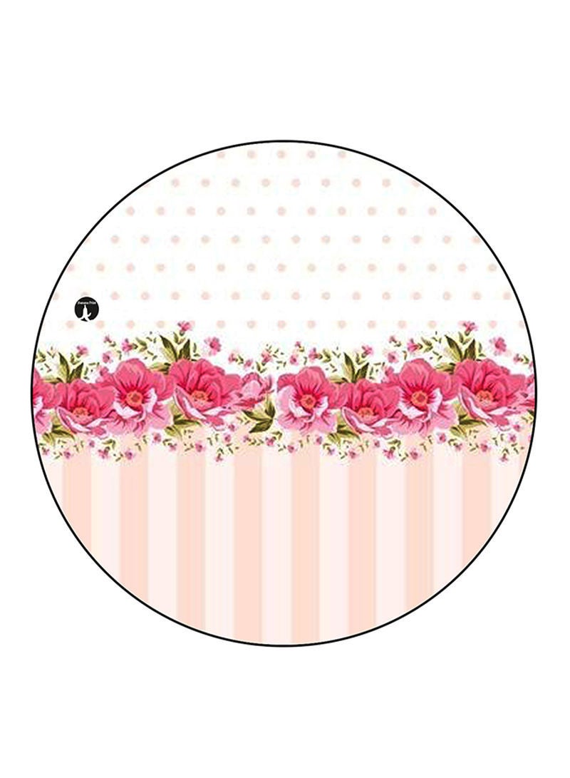 RKN Flowers Printed Mouse Pad  Multicolour