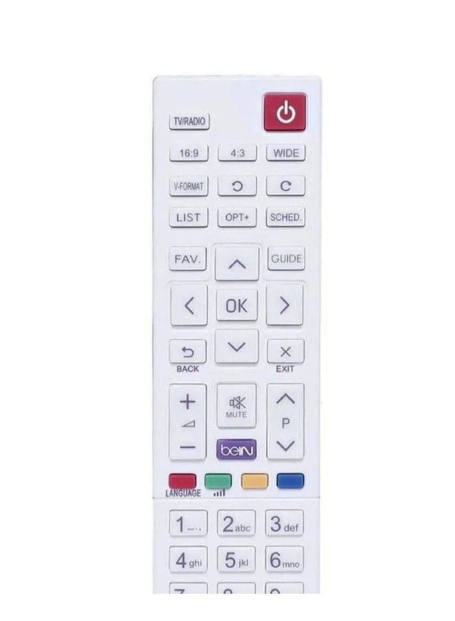 bein Sport Receiver Tv Remote Control White - Image 2