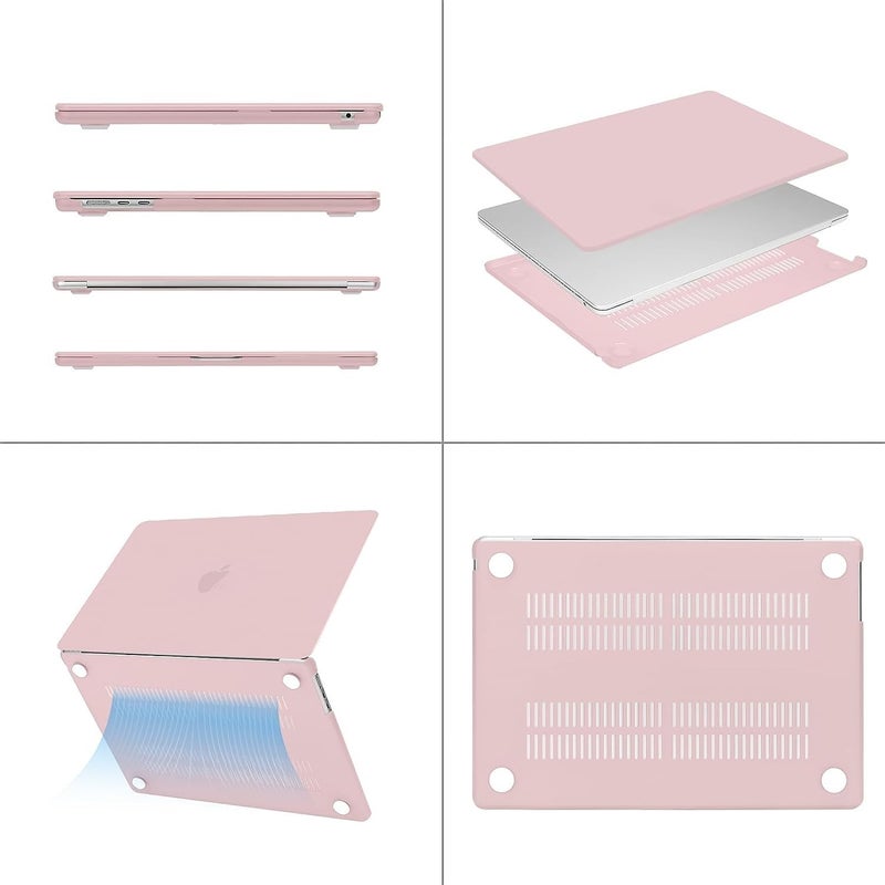 MOCA Compatible with MacBook Air 15 inch Case 2025 2024 2023 Release M4 A3241 M3 A3114 M2 A2941 Liquid Retina Display Touch ID, Protective Plastic Hard Shell Case Cover - Image 2