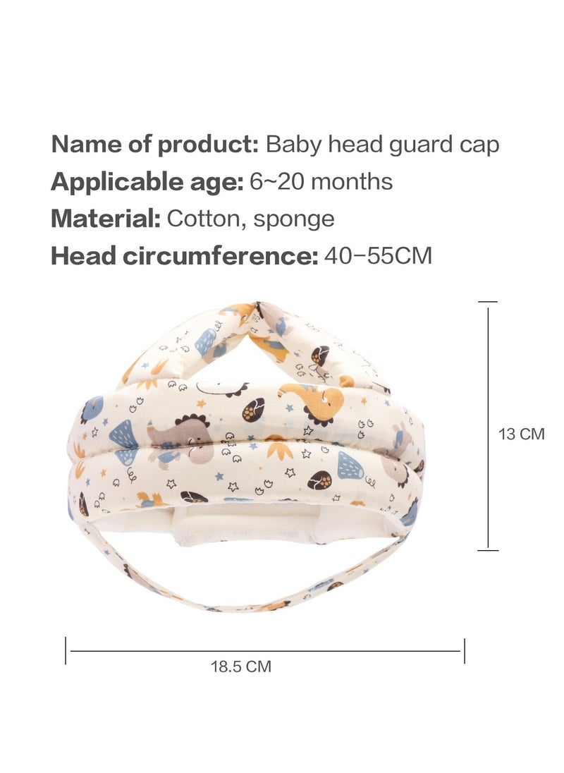 Bebiland Baby Safety Helmet for Crawling and Walking 6 to 20 Months (Dinosaurs)  - Image 2