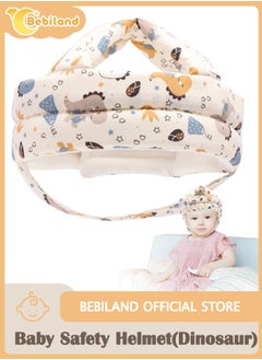 Bebiland Baby Safety Helmet for Crawling and Walking 6 to 20 Months (Dinosaurs)  - Image 1