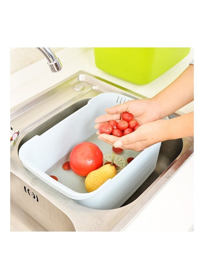 NIBEMINENT Storage Basket White 333x212x165millimeter  - Image 2