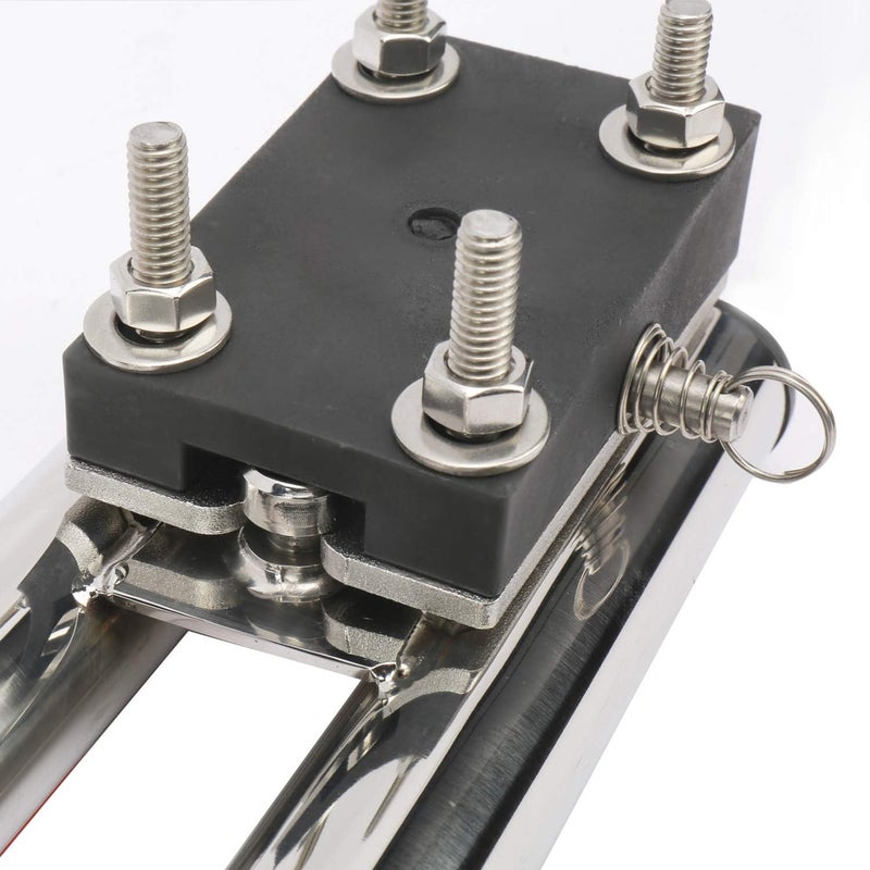 woobles 3 Step Dual Vertical Telescopic Boat Dive Ladder with transom mounting Bracket and Screws,316 Stainless Steel Sport Ladder for Marine Boat Yacht Swimming Pool - Image 5
