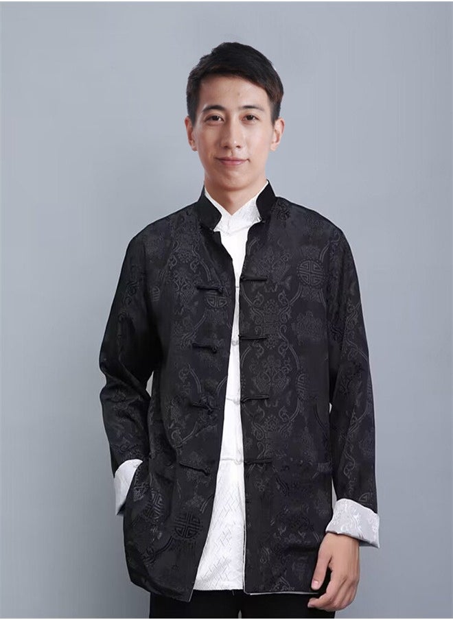 Loquat Men's Double-Sided Top Grey/Black  - Image 3
