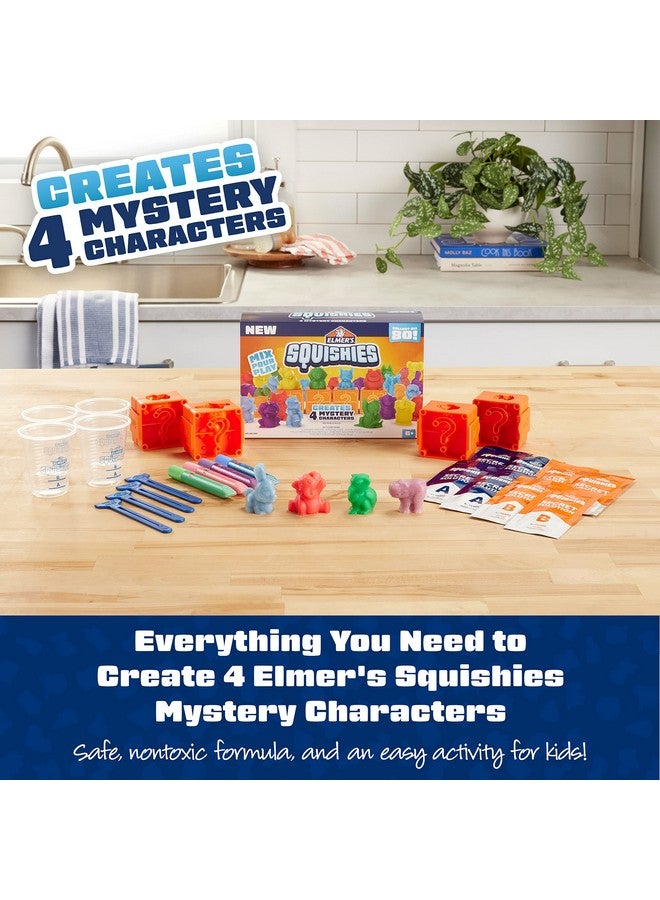 ELMER'S Elmer’S Squishies Kids’ Activity Kit Diy Squishy Toy Kit Creates 4 Mystery Characters 24 Piece Kit - Image 4