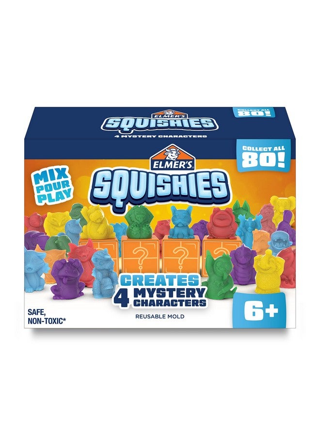 ELMER'S Elmer’S Squishies Kids’ Activity Kit Diy Squishy Toy Kit Creates 4 Mystery Characters 24 Piece Kit - Image 1