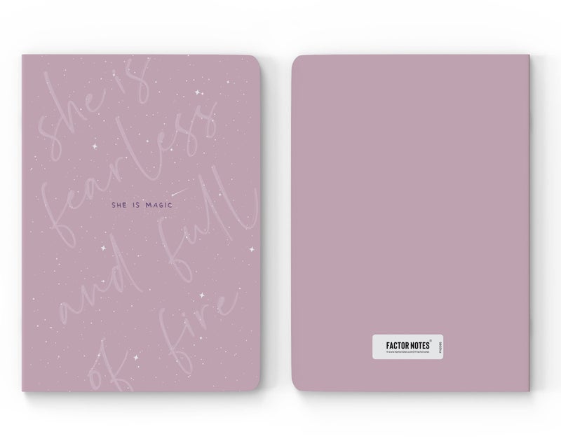 FACTOR NOTES A5 Notebook: Ruled | 90 GSM | 160 Pages (Fearless) - Image 5