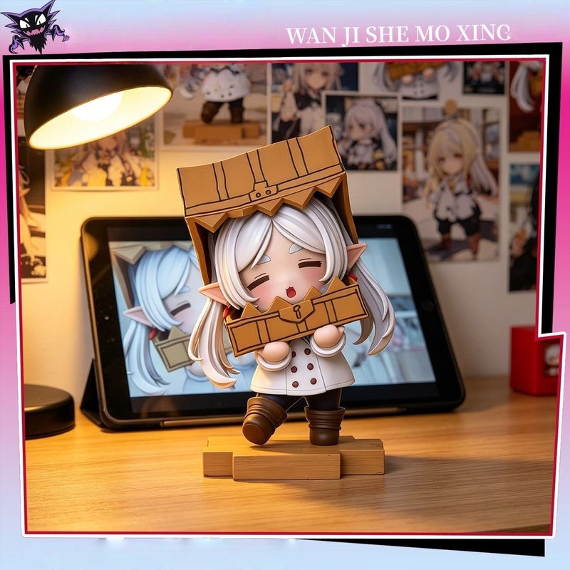 Frieren in Box Cute Q Version Figure Anime Model Desktop Decoration - Image 1