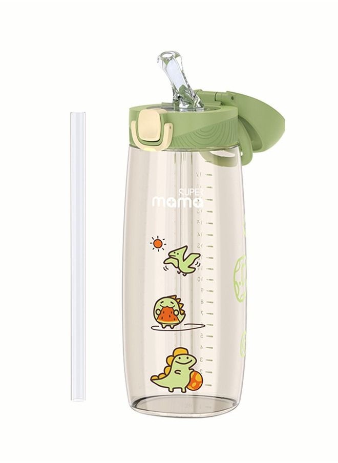 SUPERMAMA - PPSU portable water bottle with straw, sippy cups for  sport adults pregnant woman or kids toddler, outdoor and indoor bpa free - Image 1