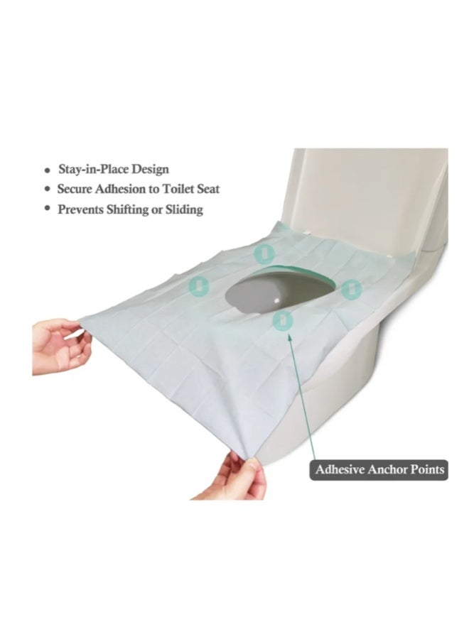 30 جهاز كمبيوتر شخصي قابلة للتصرف غطاء مقعد المرحاض ، مقاومة للماء حمام وسادة حمام الحصيرة للسفر والمرحاض العام - Image 4