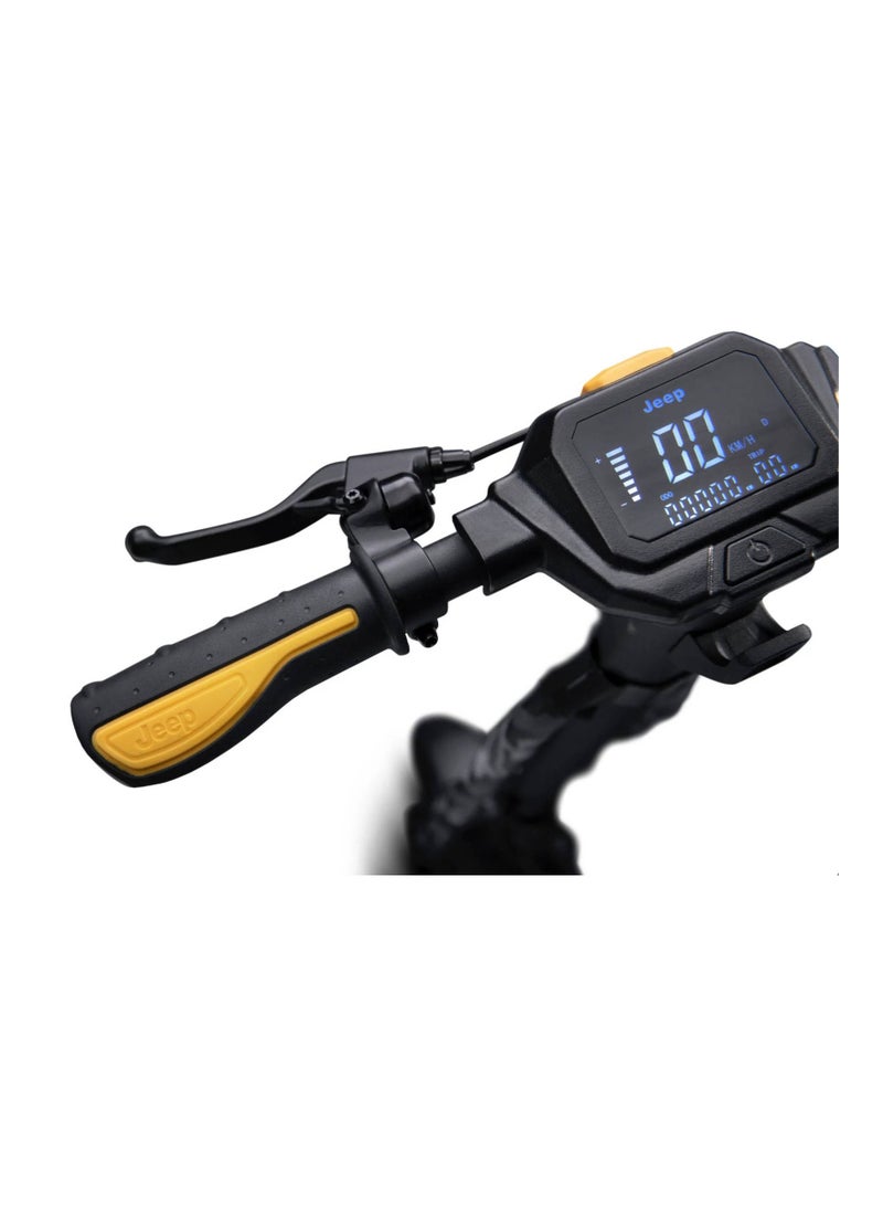 جيب سكوتر Jeep E-scooter مع إشارات الدوران ، تصميم أنيق مع محرك قوي بدون فرش 500 واط ، أقصى مدى 50 كم ، إطارات أمامية بدون أنبوبي 10 بوصة وإطارات خلفية ، شاشة LED كبيرة مقاس 3.5 بوصة ، سعة تحميل 100 كجم - - Image 5