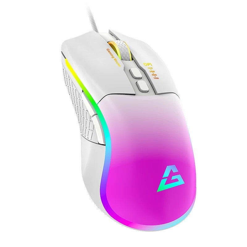 Y&D Wired Gaming Mouse USB 7200 DPI High Precision LED Backlit Programmable PC Mouse - Image 3
