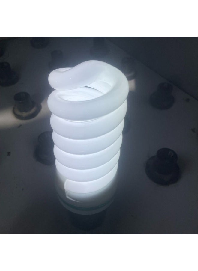 Generic 200w Full Spiral Tricolor Photography Bulb 5500k Soft Light Fill Light Effect Is Good Huiming Straight Hair-Specifications:200w  - Image 3