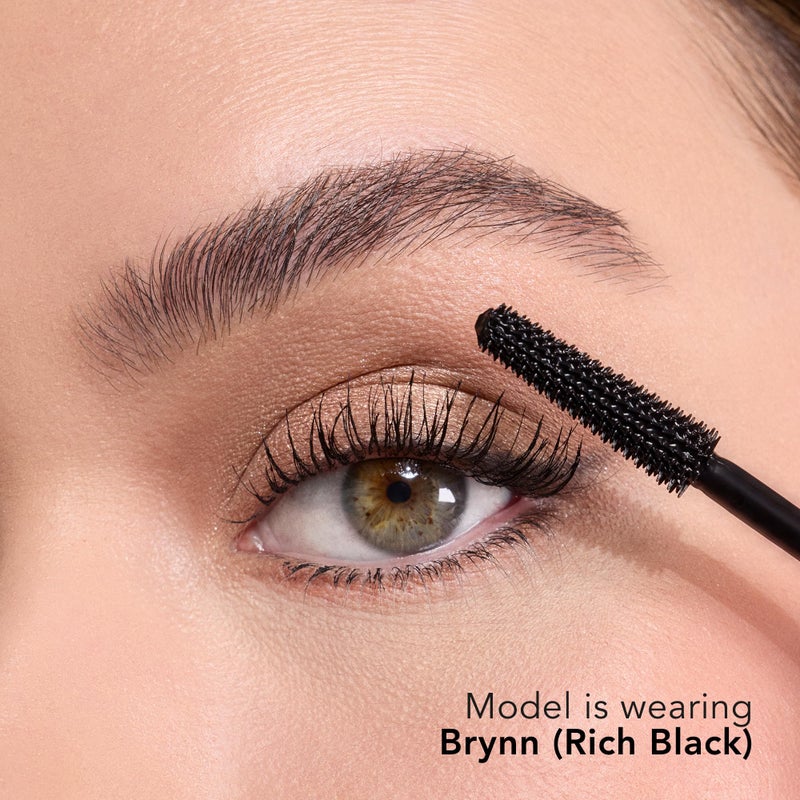 Thrive Causemetics Mini Makeup Essentials, Gift Set for Women, Deluxe Mini Liquid Lash Extensions & Volumizer Mini Mascaras, Brynn (Rich Black), Mini Eye Brightener Highlighter Sticks - 3 Shades - Image 3