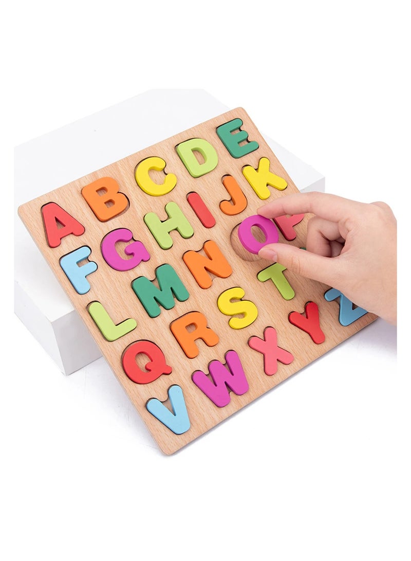 لوحة خشبية خفيفة الوزن لأحرف اللغة الإنجليزية لمرحلة ما قبل المدرسة  - Image 2