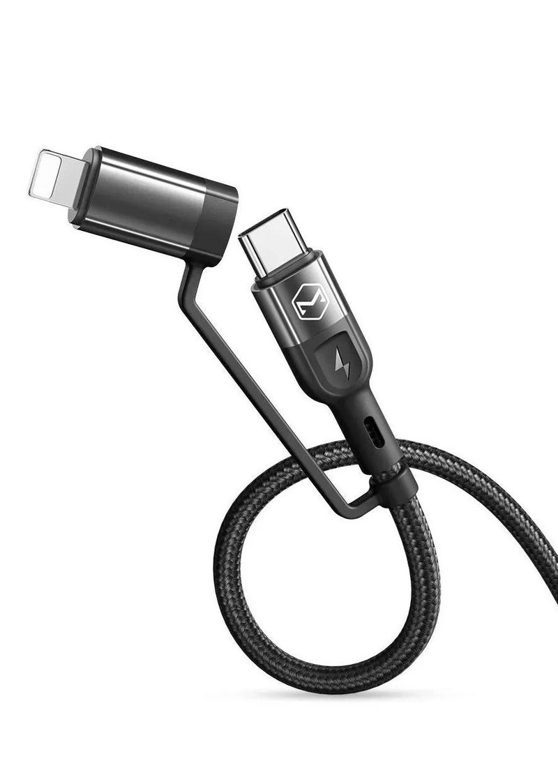 Mcdodo CA-8070 60W 4 in 1 PD Fast Charge & Data Cable  1.2M Universal Charging Solution - Image 2