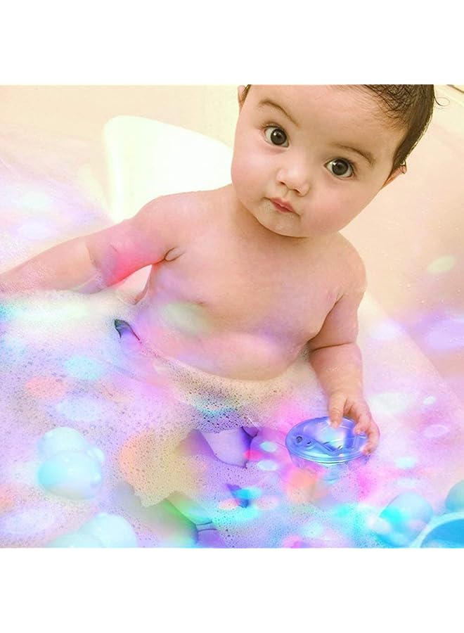 إيروريكس حوض سباحة عائم مزود بإضاءة ليد تحت الماء، مناسب للحمام والبركة وحوض السباحة وألعاب حمام الأطفال 5 - Image 4