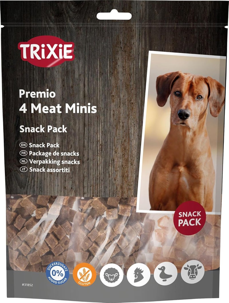 Trixie Premio 4 Meat Minis Dog Treats 4X100g - Image 1