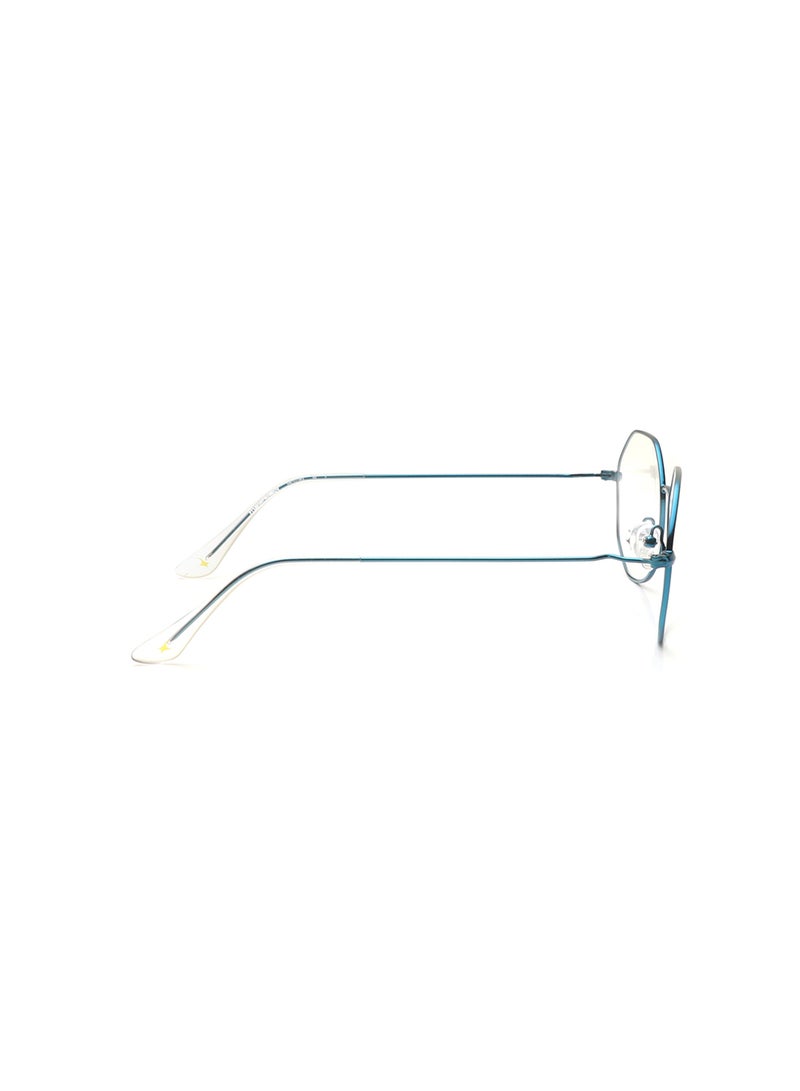 fastrack Blue Round  Rimmed Eyeglasses  - Image 3