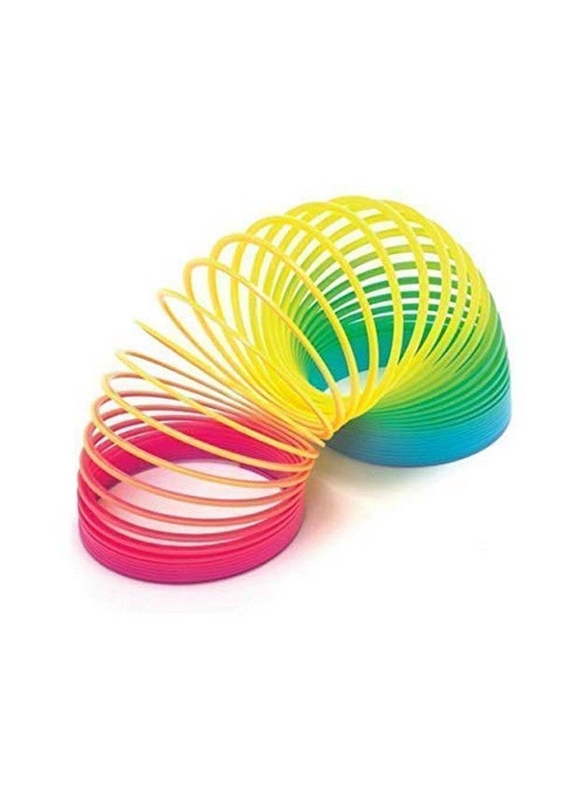 Shivsoft Kid Magic Spring Rainbow Bouncy Expandable Slinky Magic Toys (Multicolor) - Pack of 2 - Image 1