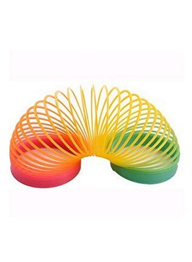 Shivsoft Kid Magic Spring Rainbow Bouncy Expandable Slinky Magic Toys (Multicolor) - Pack of 2 - Image 2