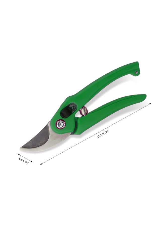 Generic 7.5 Inch Hand Pruner Cutter with Carbon Steel Blades – Garden Branch Trimmer for Home Use (Green)  - Image 2