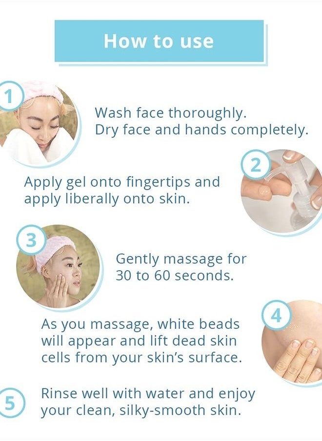 natural aqua gel cure - تويو - جل تقشير لطيف كيور أكوا - جل تقشير للوجه/الجسم بالكامل، مقشر مائي، مزيل للجلد الميت للحصول على بشرة مشرقة وشابة، 250 مل - عبوة واحدة - Image 1