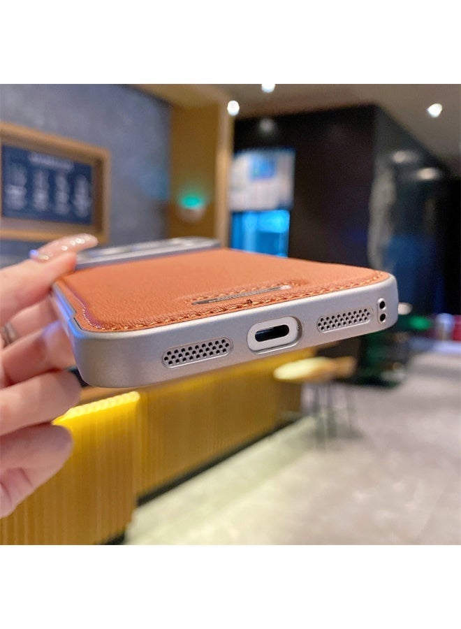 Leather plastic Iphone 17 pro max magsafe cover - Image 3