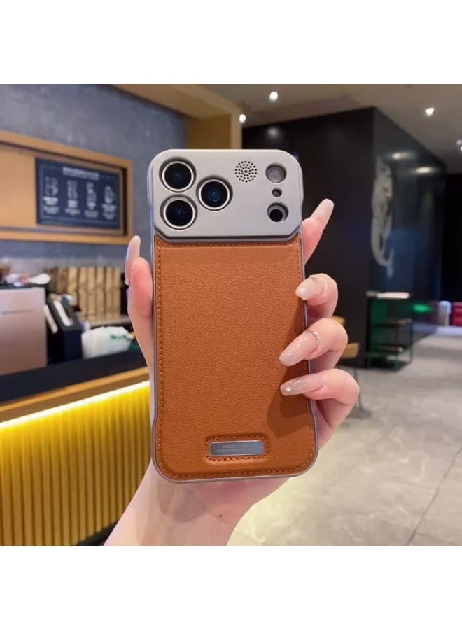 Leather plastic Iphone 17 pro max magsafe cover - Image 4