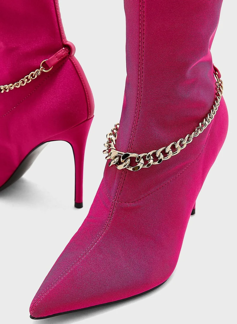 GUESS Pointed Toe Ankle Boots
