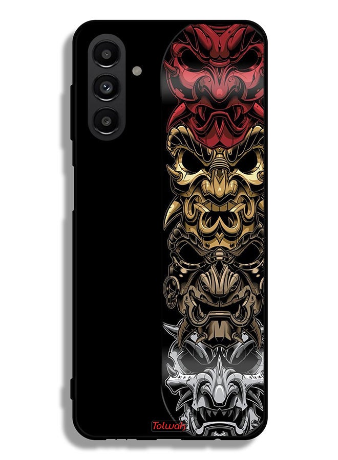 Tolwak Samsung Galaxy A04s Protective Case Cover Heads Art - Image 1