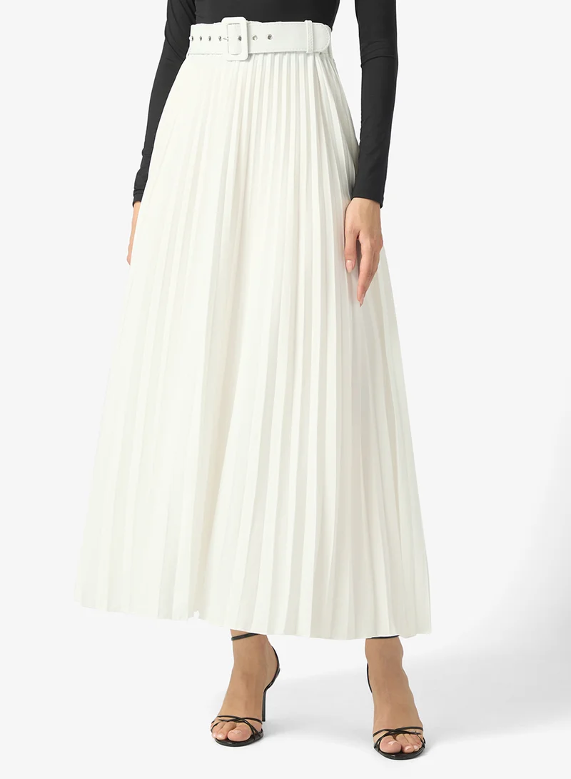 Khizana Pleated A-line Skirt