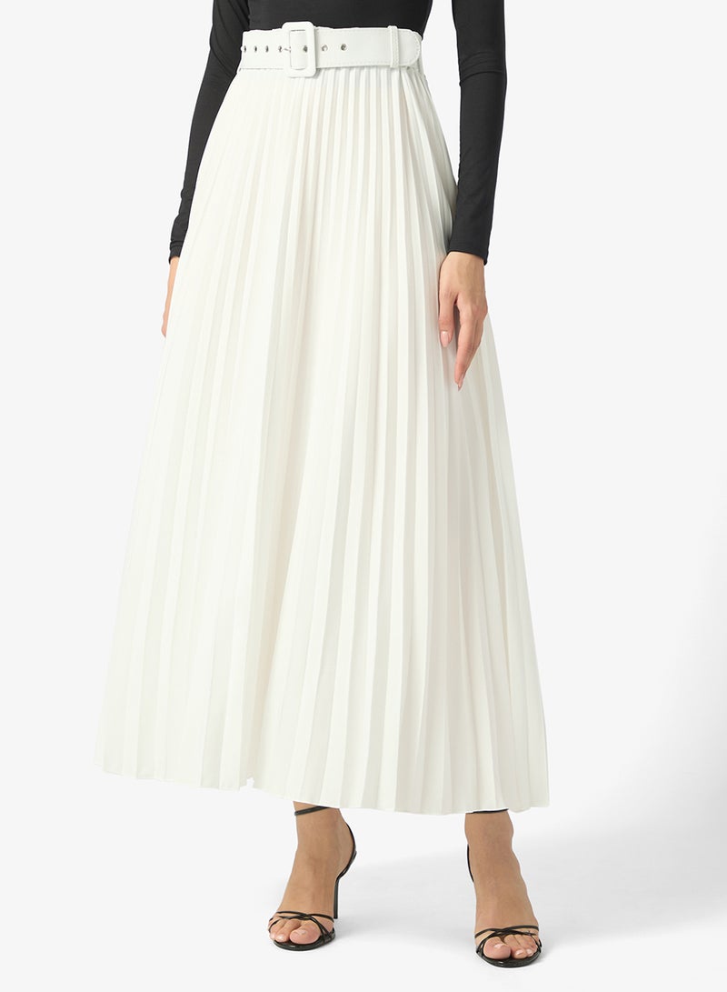 Khizana Pleated A-line Skirt - Image 1