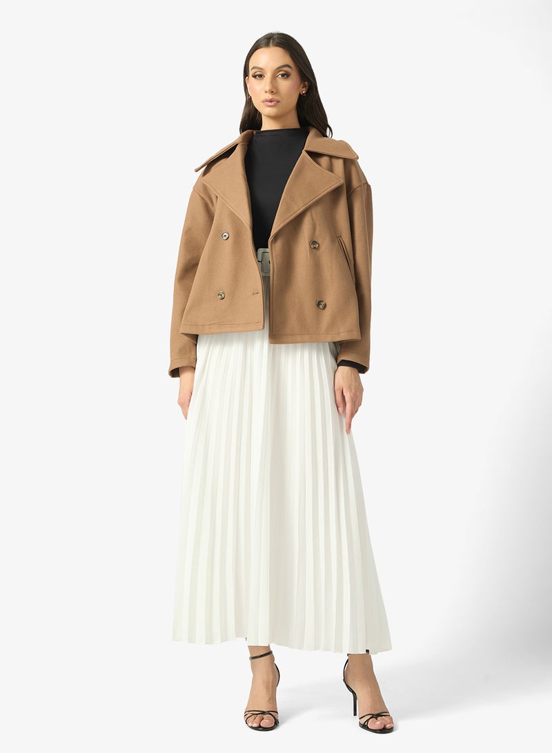 Khizana Pleated A-line Skirt - Image 4