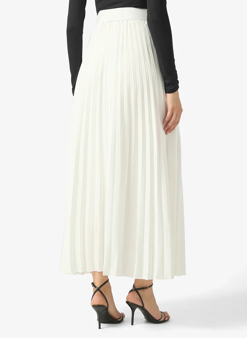 Khizana Pleated A-line Skirt