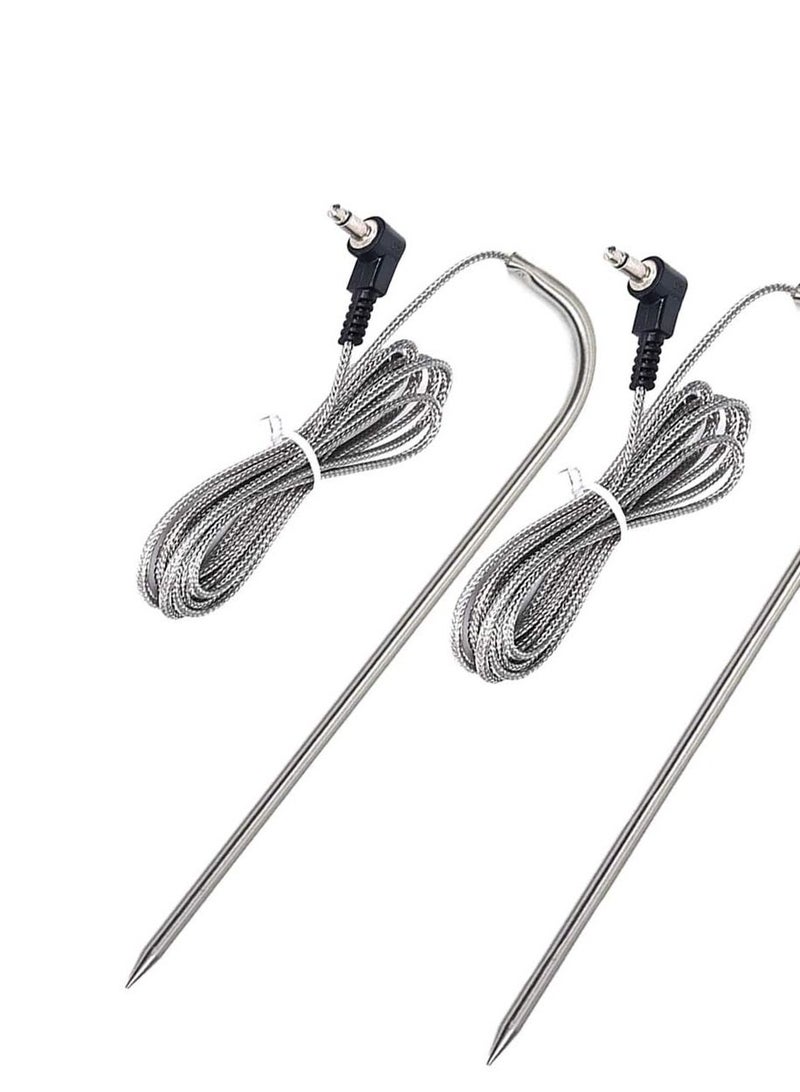 KASTWAVE مجس لحوم بديل لشواية بيبت بوس بيليه، متوافق مع شوايات بيبت بوس بيليه ومدخن، 3.5 مم قابس، 2 مجسات حرارة مقاومة للماء - Image 1