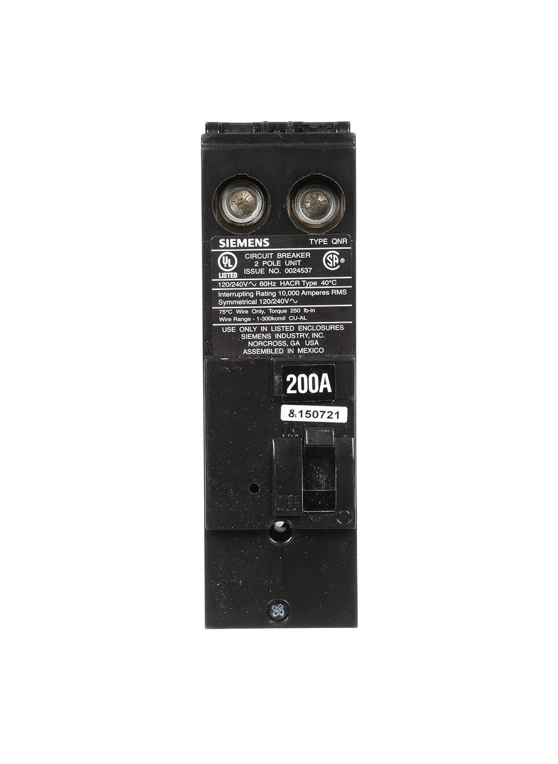 SIEMENS Siemens QN2200R 200Amp 2 Pole 240Volt Circuit Breaker  - Image 2