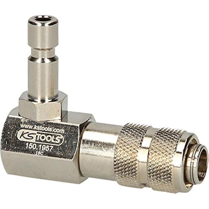 KS Tools 150.1957 COOLING SYSTEM BAYONET ADAPTOR 90 ANGLED - Image 1
