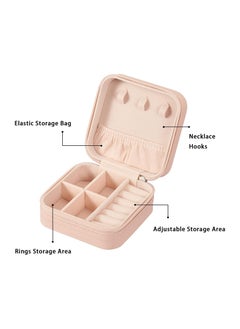 Small Faux Leather Jewelry Storage Organizer, Travel Zipper Lock Jewelry Bag, Small Jewelry Box for Chains, Bracelets, Earrings and Rings (Pink) - pzsku/Z5F065F02AAF2D9E7A140Z/45/_/1699973388/9f36b580-ba7c-460e-a33f-e4dc58a85b73