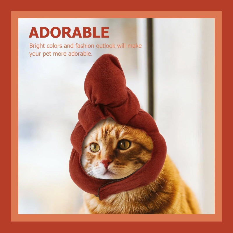 Decorative Pet Hat Funny Dog Cat Headwear Party Costume For Small Dogs Cats Red - Image 5