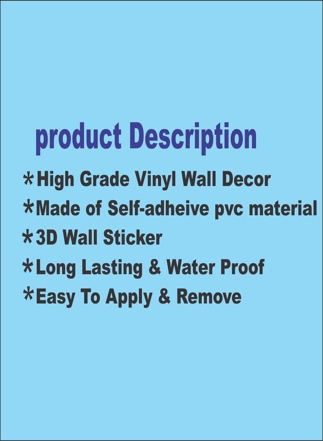 ملصق حائط من الفينيل بتصميم وردة وردية من Luxe Decore لغرفة الأطفال، غرفة النوم، غرفة المعيشة، (المقاس - 35 سم × 60 سم) - Image 5