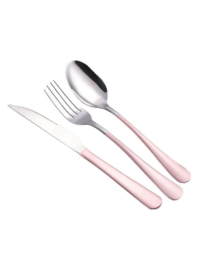 نيبمينينت طقم أدوات مائدة مكون من 3 قطع ذهب / فضة ذهبي وردي