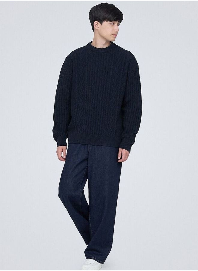 MUJI Merino Wool Cable Stitch Sweater  - Image 2