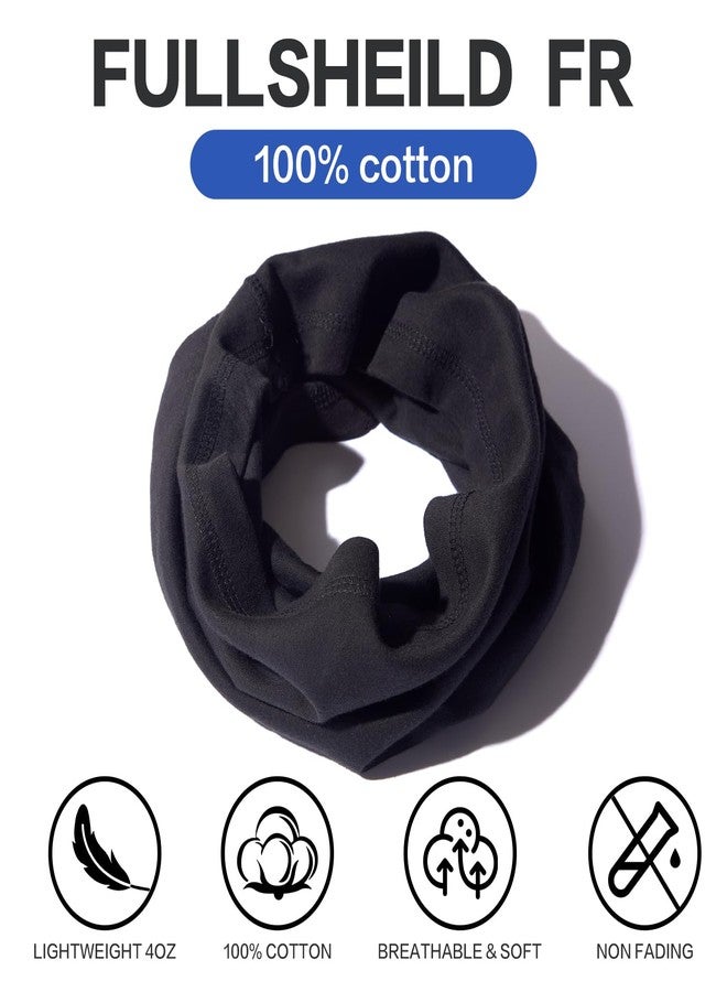 Fullsheild Summer FR Neck Gaiter 4OZ Flame Resistant Face Mask Black, Black, One size - Image 4