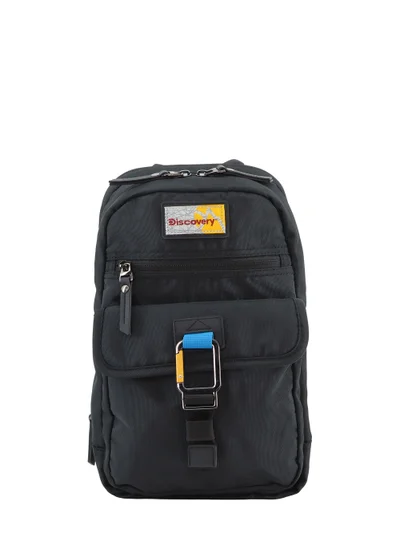 Discovery Discovery ICON Sling Bag 8L Black, Durable Lightweight Tablet Compartment Casual Shoulder Bag For Men And Women Removable Shoulder Strap Secure RFID Pocket