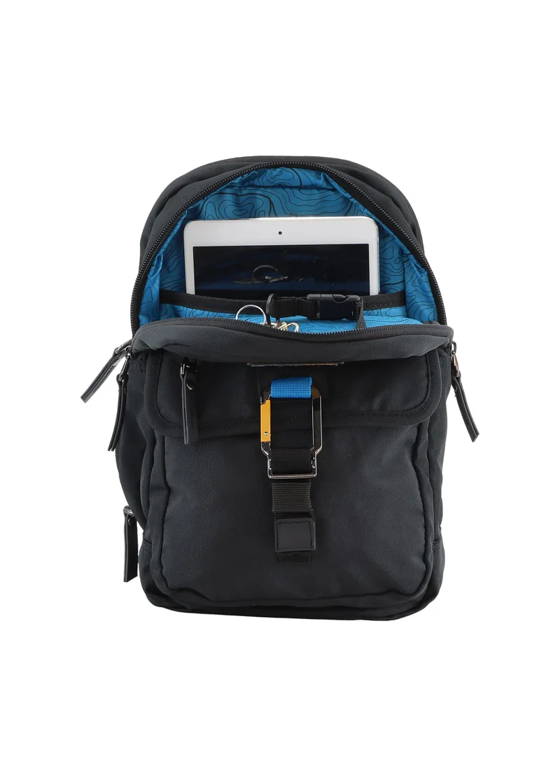 Discovery Discovery ICON Sling Bag 8L Black, Durable Lightweight Tablet Compartment Casual Shoulder Bag For Men And Women Removable Shoulder Strap Secure RFID Pocket