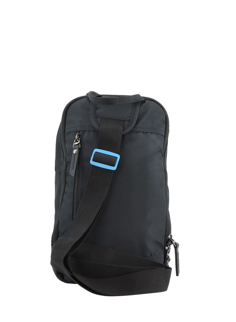 Discovery Discovery ICON Sling Bag 8L Black, Durable Lightweight Tablet Compartment Casual Shoulder Bag For Men And Women Removable Shoulder Strap Secure RFID Pocket
