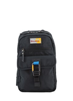 Discovery Discovery ICON Sling Bag 8L Black, Durable Lightweight Tablet Compartment Casual Shoulder Bag For Men And Women Removable Shoulder Strap Secure RFID Pocket  - Image 1